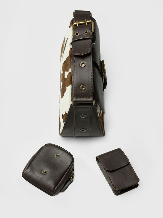 Brown Cowhide Bag 
