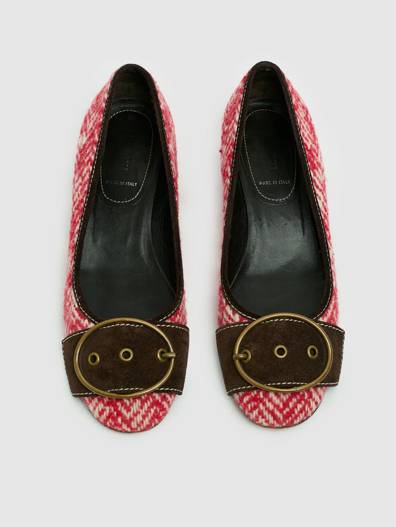 Miu Miu Heeled Ballet Shoes 
