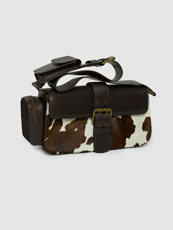 Brown Cowhide Bag 