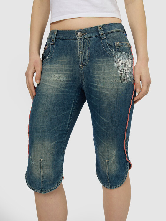 CNC Denim Capri Pants 