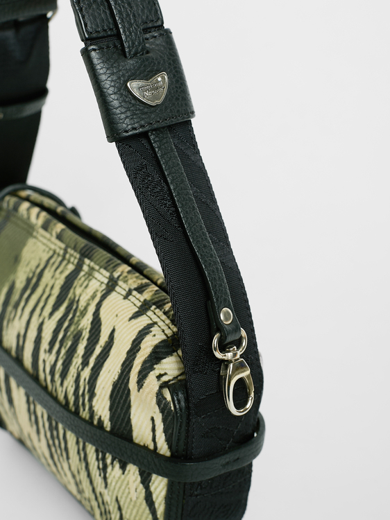 Cavalli Animal Print Shoulder Bag 