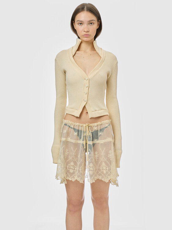 Lace Mini Skirt 