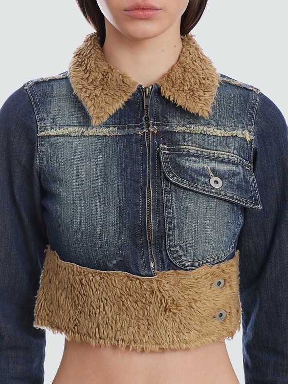Cropped Denim Jacket 