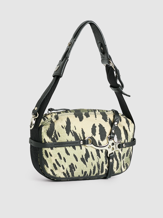 Cavalli Animal Print Shoulder Bag 