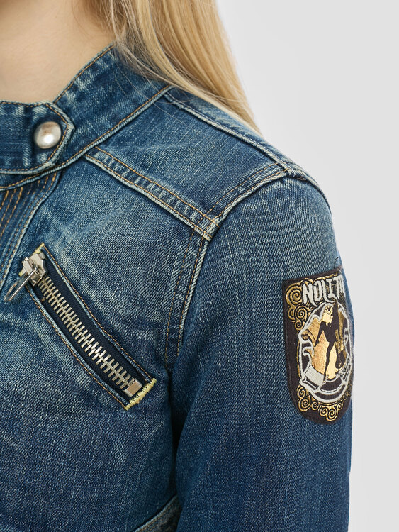 Nolita Cropped Denim Jacket 