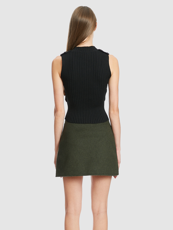 E-Play Wool Mini Skirt 
