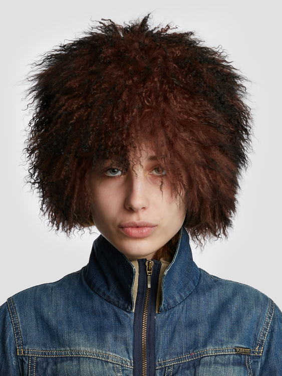 Plein Sud Fuzzy Fur Hat 