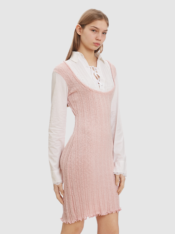 Integrated Shirt Dress 