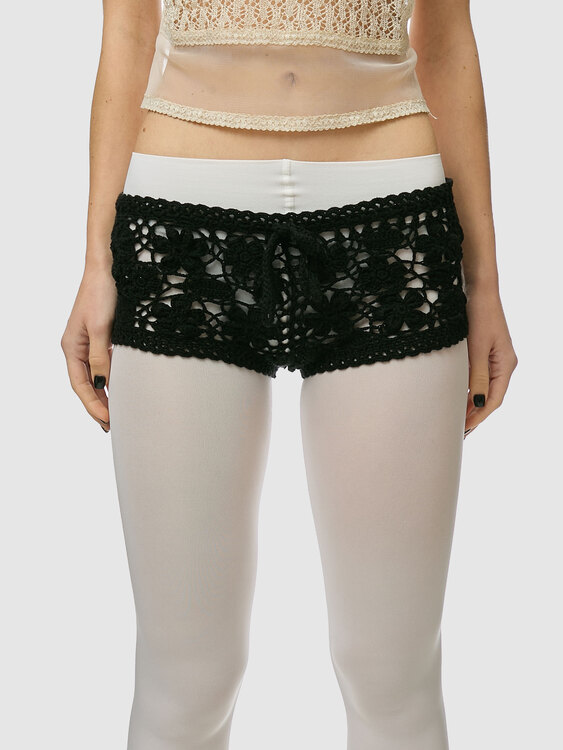 Crochet Mini Shorts 
