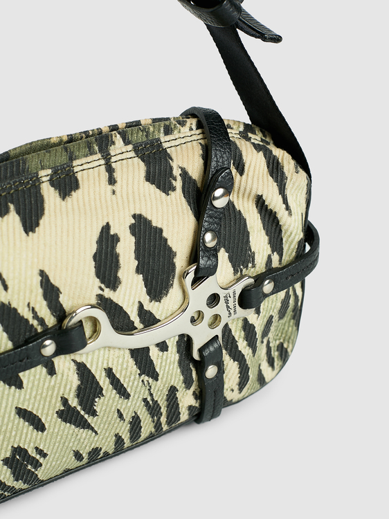 Cavalli Animal Print Shoulder Bag 