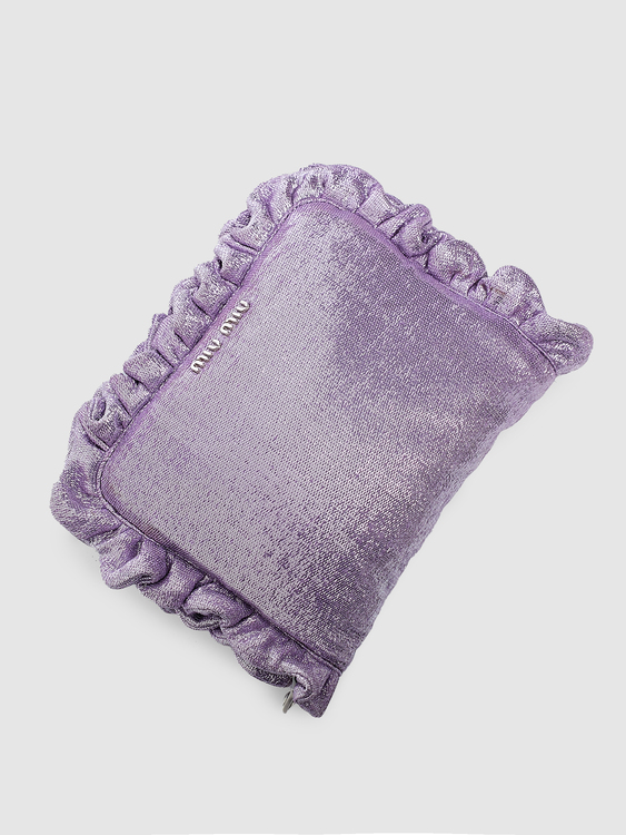 Miu Miu Shimmery Lavender Tote Bag 