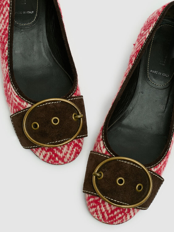 Miu Miu Heeled Ballet Shoes 
