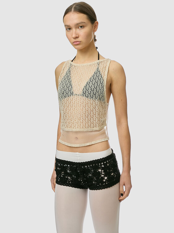 Crochet Mini Shorts 