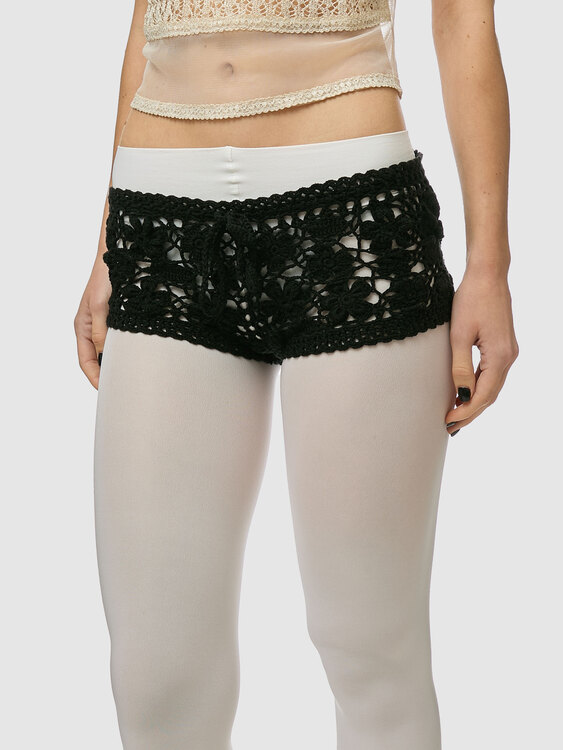 Crochet Mini Shorts 