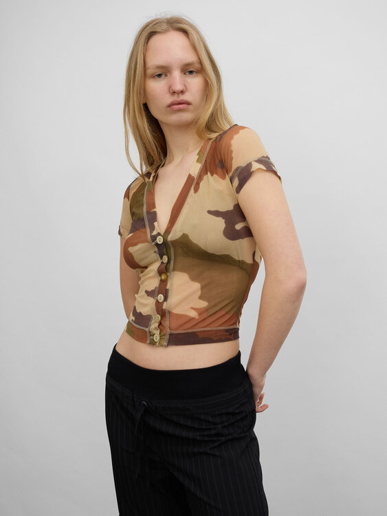 Plein Sud Mesh Top 