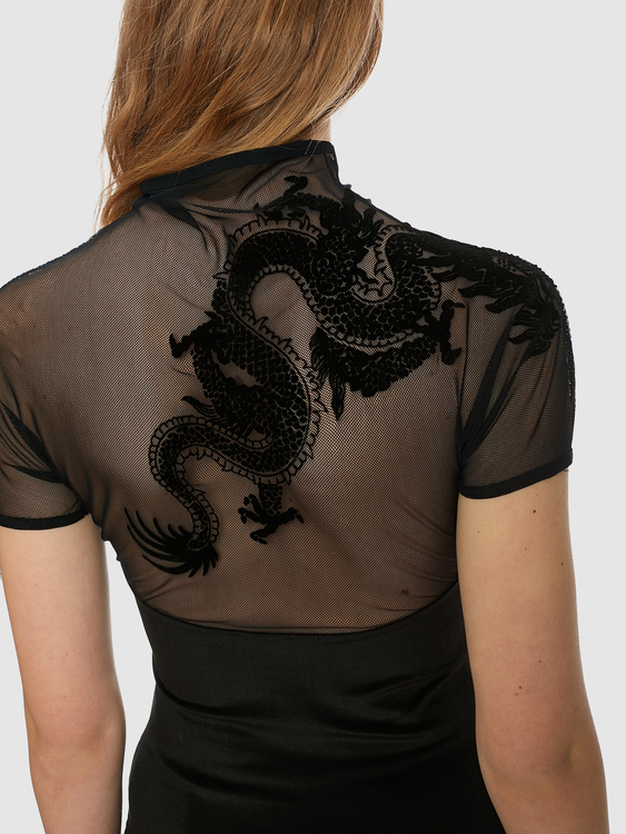 Сavalli Velvet Dragon Top 