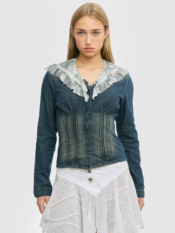 E-Play Denim Bustier Jacket 