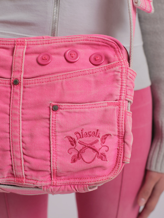 Diesel Canvas Shoulder Bag 