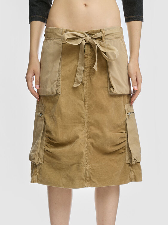Nolita Corduroy Midi Skirt 