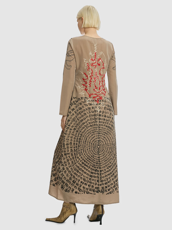E-Play Nylon Maxi Dress 