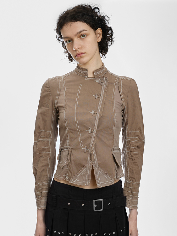 Grey Button-Up Shirt 
