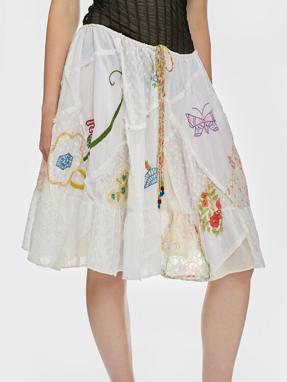 We Are Replay Midi Skirt 
