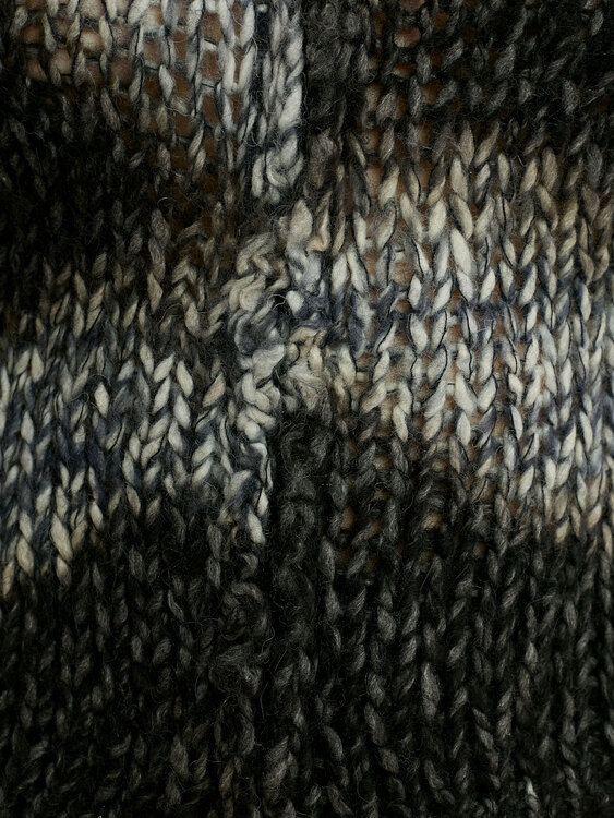 Gazebo Knit And Leather Cardigan 