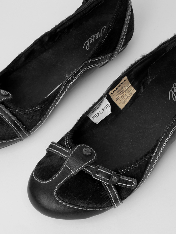 Diesel Fur Ballet Flats 