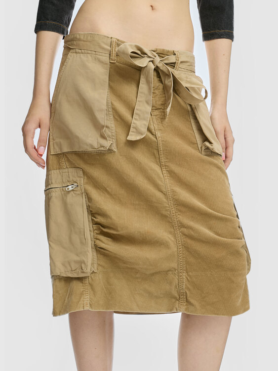 Nolita Corduroy Midi Skirt 