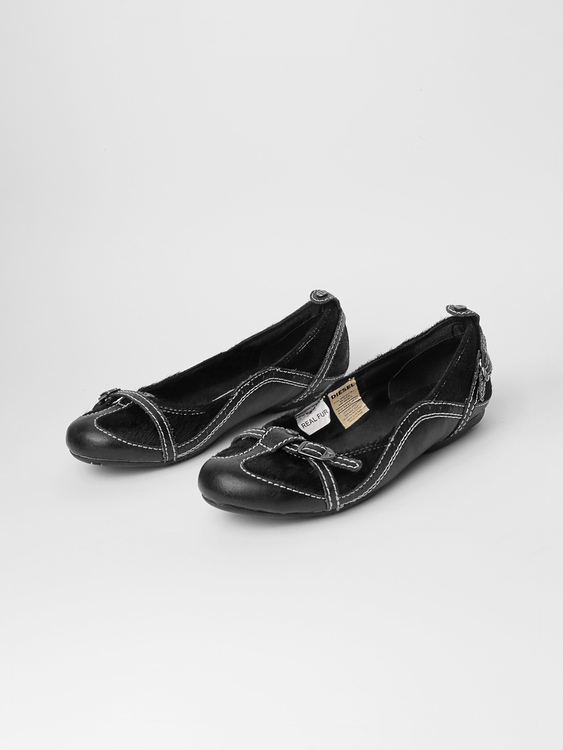 Diesel Fur Ballet Flats 