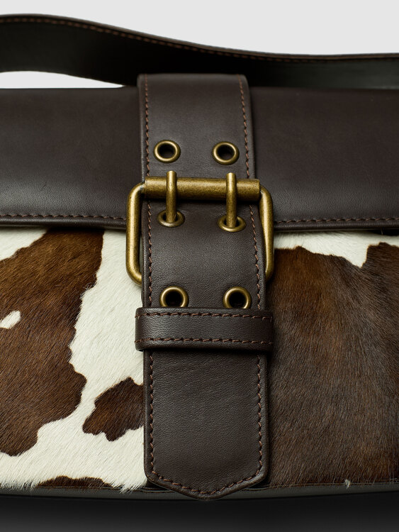 Brown Cowhide Bag 