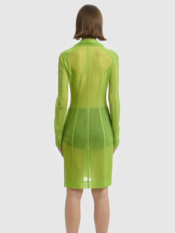 Plein Sud Mesh Blazer Dress 