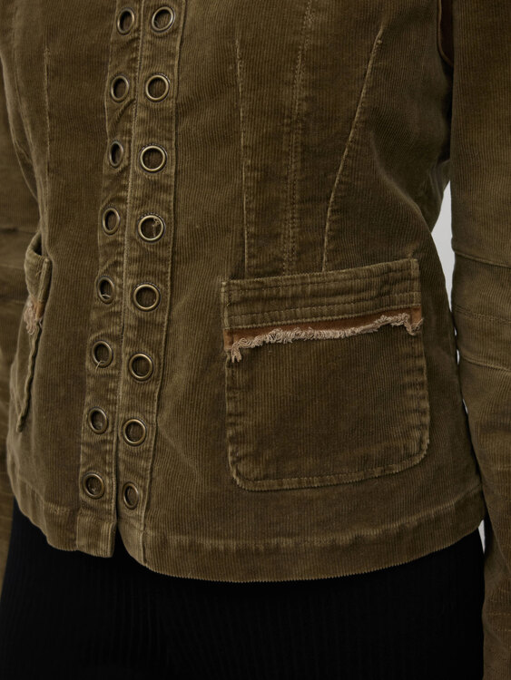 Khaki Corduroy Jacket 