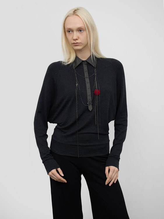 Cop Copine Grey Blouse 