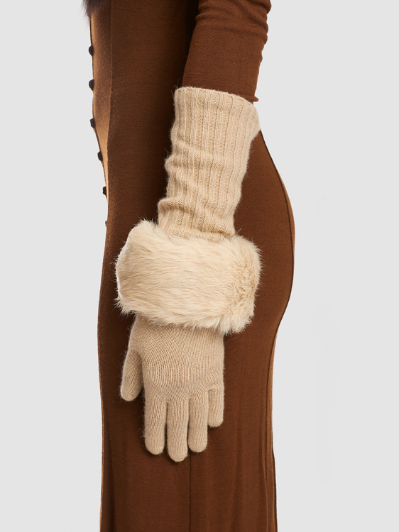 Sportmax Beige Gloves 