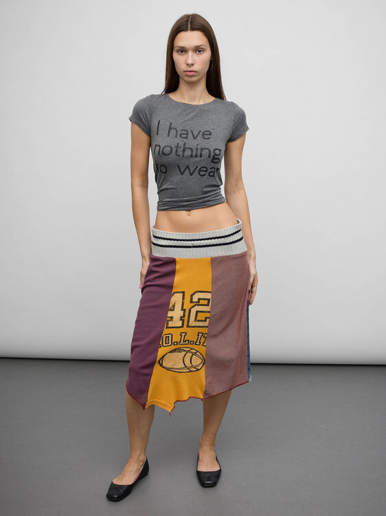 Nolita Patchwork Midi Skirt 