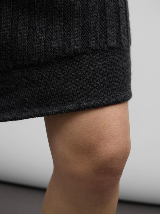 Marc Cain Grey Wool Skirt 