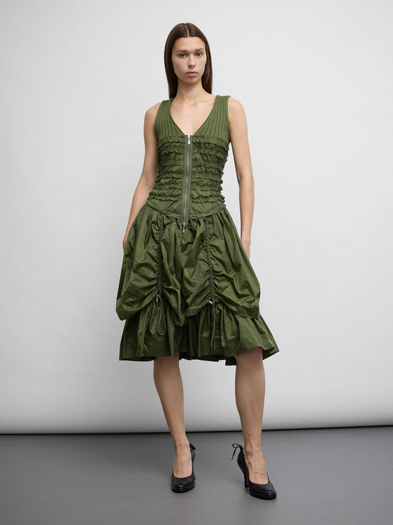 Stefanel Nylon Midi Dress 