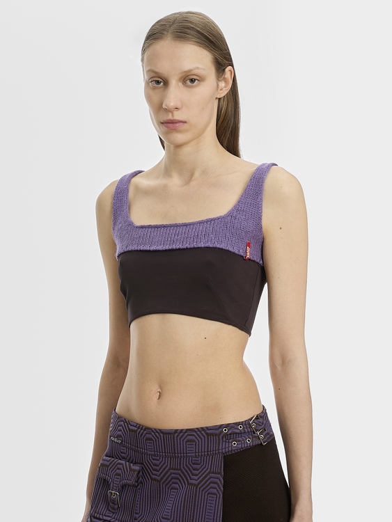 Miss Sixty Lavander Knitted Shrug 