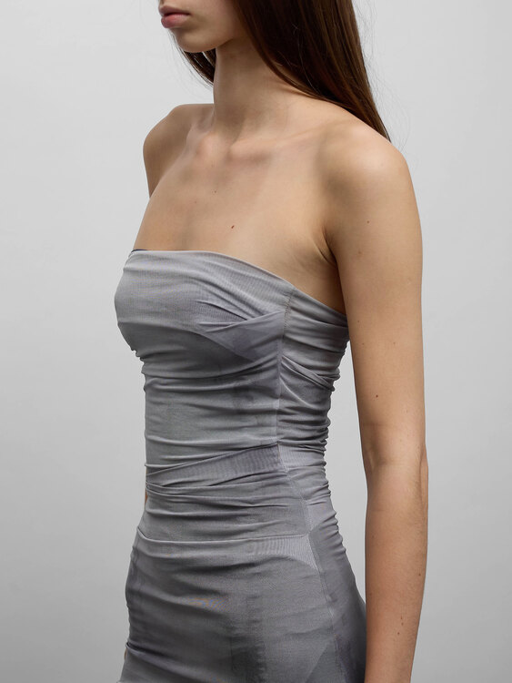 Plein Sud Mesh Mini Dress 