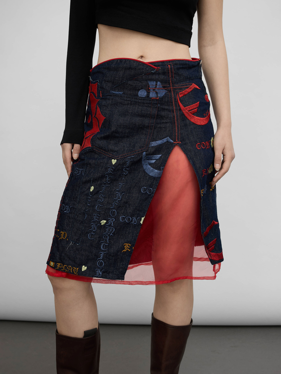 E-Play Denim Skirt 
