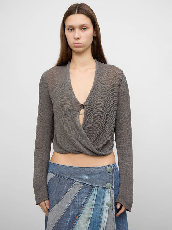 Sarah Pacini Knit Cardigan 