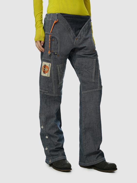 Michiko Koshino Deconstructed Jeans 