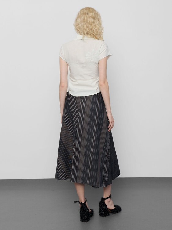Michiko Koshino Patchwork Blouse 