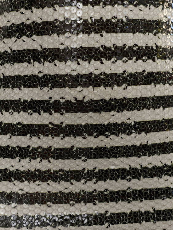 Patrizia Pepe Striped Sequin Mini Dress 
