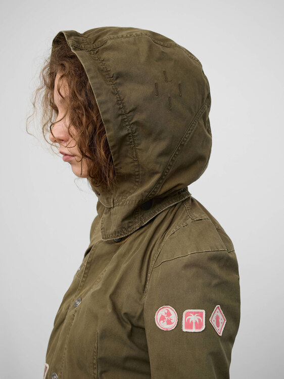 Diesel Khaki Green Coat 