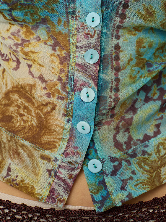 Plein Sud Mesh Cardigan 