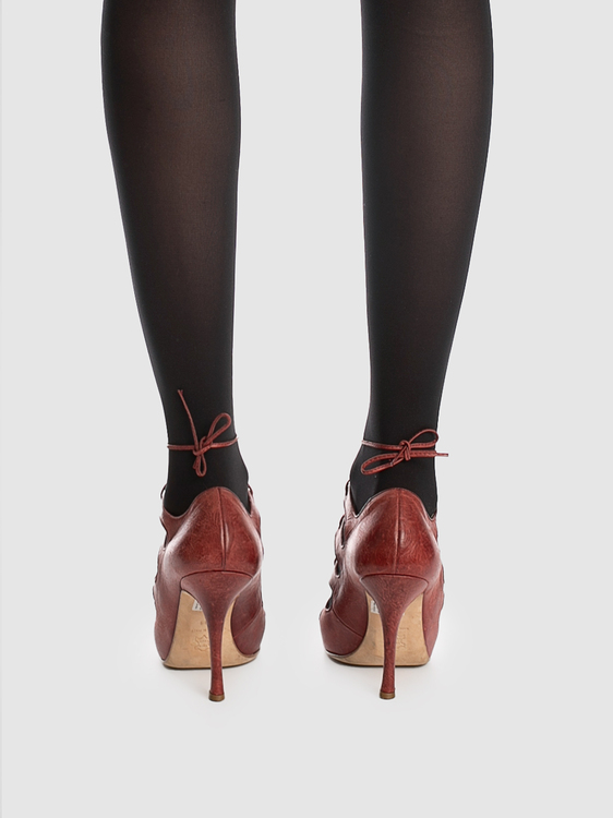 Galliano Round Toe Heels 