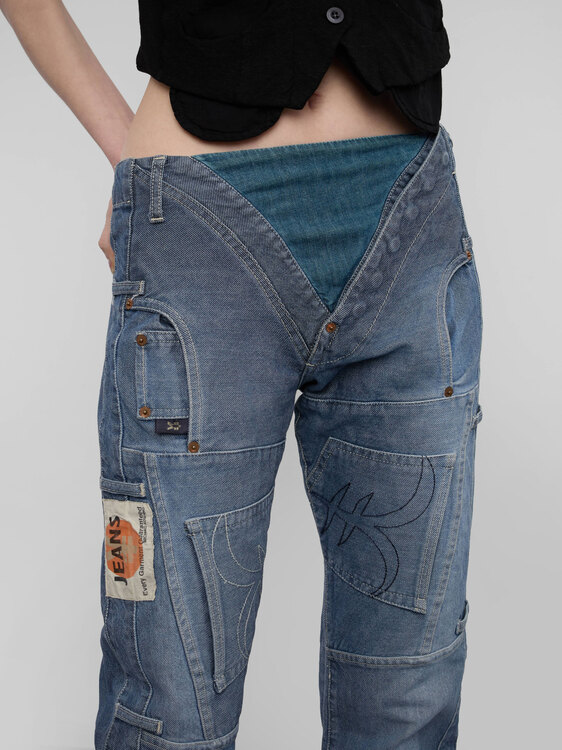 Michiko Koshino Deconstructed Jeans 