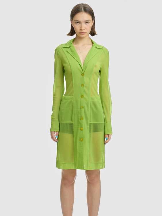 Plein Sud Mesh Blazer Dress 